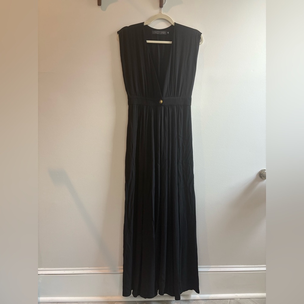 Christy Dawn deep v-cut dress with pockets!
